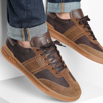 Polo Ralph Lauren - Sapatilhas Heritage Aera Castanho Escuro