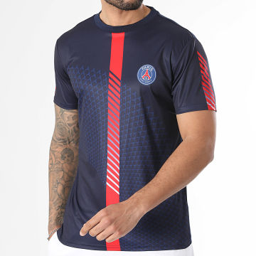 PSG - Maillot De Foot Paris Saint-Germain Sublime P25284C Bleu Marine Rouge