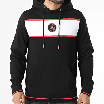 PSG - Felpa con Cappuccio Paris Saint-Germain P25287C Nero Bianco