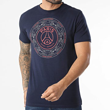 PSG - Tee Shirt Big Logo Paris Saint-Germain P25281C Bleu Marine