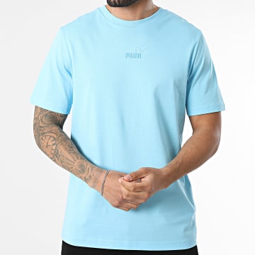 Puma - T-Shirt Essential Logo 692912 Lichtblauw