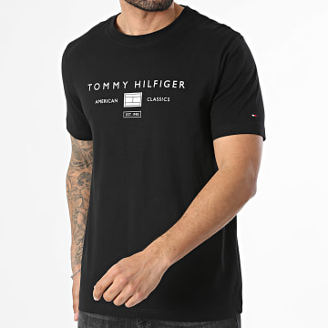 Tommy Hilfiger - Tee Shirt Brand Love Mono Stack 2365 Noir