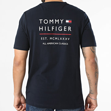 Tommy Hilfiger - Tee Shirt Brand Love Embroidery Stack 2370 Bleu Marine