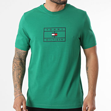 Tommy Hilfiger - Tee Shirt Graphic 9819 Vert