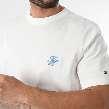 Tommy Hilfiger - Tee Shirt Script Monogram 3066 Blanc