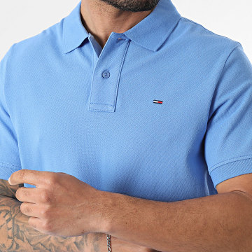 Tommy Jeans - Polo Manches Courtes Regular Fit Essential 2711 Bleu