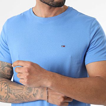 Tommy Jeans - Tee Shirt Slim Jersey 4411 Bleu
