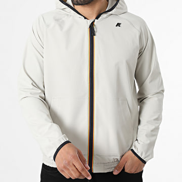 K-Way - Giacca con cappuccio con zip Sia K8138RW Beige