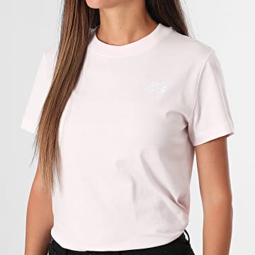 New Balance - Tee Shirt Oversize Femme WT41509 Rose Clair