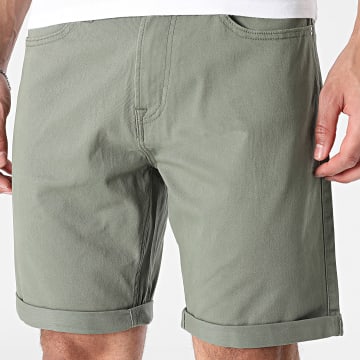 Jack And Jones - Pantaloncino Chino Dylan Original Verde Kaki