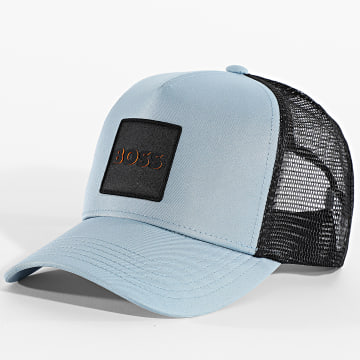 BOSS - Casquette Trucker Elliot 50535622 Bleu Clair Noir