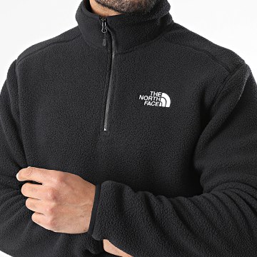 The North Face - Sudadera Polar Cuello con Cremallera Shispare A82F5 Negro