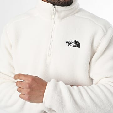 The North Face - Sudadera polar con cremallera Shispare A82F5 beige claro