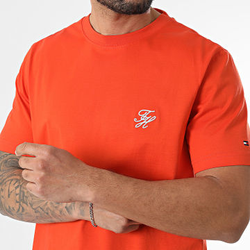 Tommy Hilfiger - Tee Shirt Script Monogram 3066 Orange