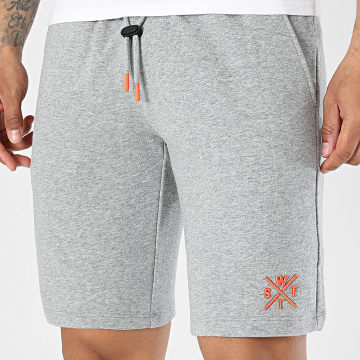 Watts - Pantaloncino da jogging 1 Venices Grigio Melange