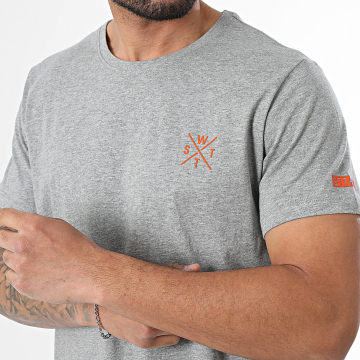 Watts - T-Shirt 1WATTS01 Grigio Mélange