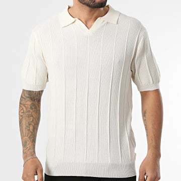 Classic Series - Polo Manga Corta Punto Dylan Beige Claro