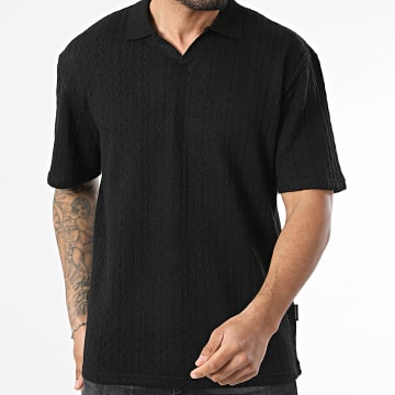 Classic Series - Polo mangas cortas punto Marcus negro