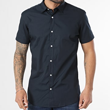 Jack And Jones - Camisa de Manga Curta Joe Azul Marinho