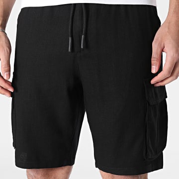 KZR - Sneakers Cargo Linnen Effect 209 Zwart