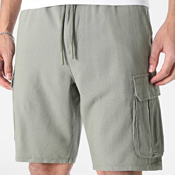 KZR - Cargo Short Linnen Look 209 Kaki Groen