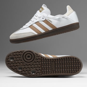 Adidas Originals - Baskets Samba OG JR0912 Cloud White Cardboard Gum