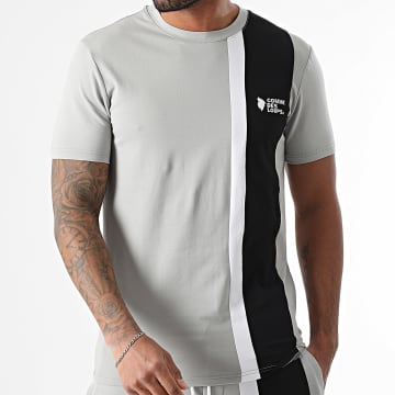 Comme Des Loups - T-Shirt Amalfi Cinza Preto Branco