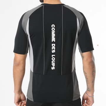 Comme Des Loups - T-Shirt Wave Preto Cinzento Antracite