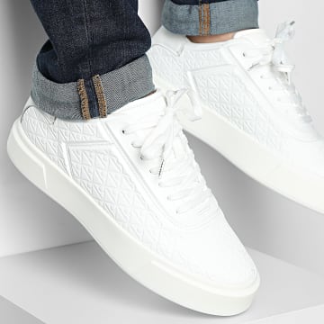 Calvin Klein - Baskets Cupsole Oxford Lup 2132 Triple White Mono