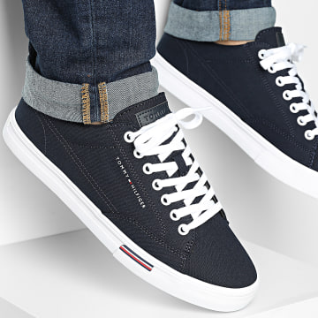 Tommy Hilfiger - Baskets Vulc Core Rwb Long Lace CVS 5813 Desert Sky