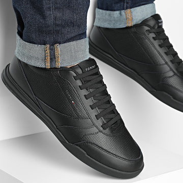 Tommy Hilfiger - Baskets Lopro Leather 5827 Black