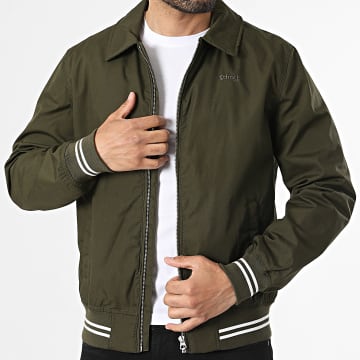 Schott NYC - Veste Zippée University 2 Vert Kaki