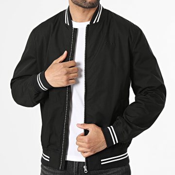 Schott NYC - Veste Bomber Zippée University Noir