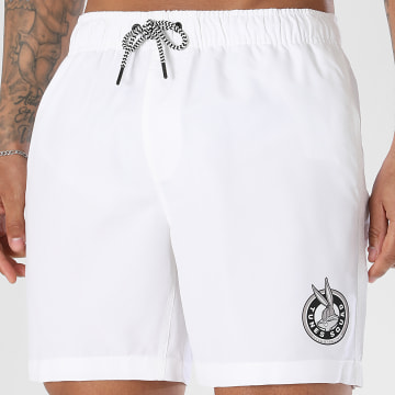 Looney Tunes - Short De Bain Badge Bugs Blanc