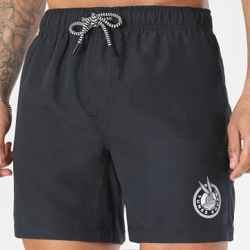 Looney Tunes - Pantalón Corto de baño Badge Bugs Negro