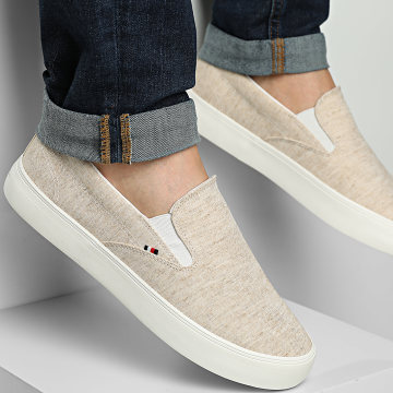 Tommy Hilfiger - Chaussures Harlem Core II Slip On Chambray 5819 Ecru