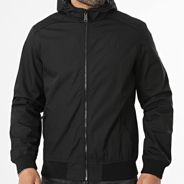 Schott NYC - Veste Zippée Capuche Cabin Noir