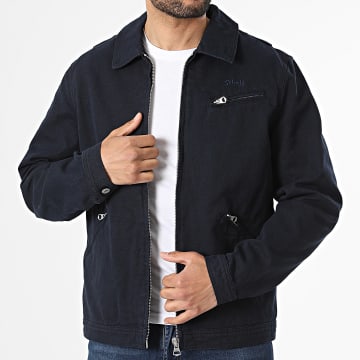Schott NYC - Veste Zippée Calhan Bleu Marine