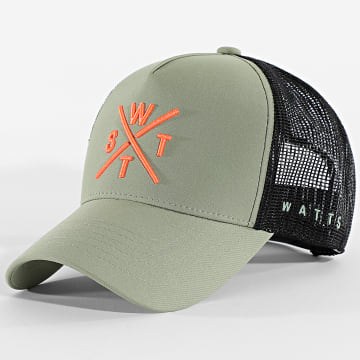 Watts - Gorra Trucker Tribe Verde Negro