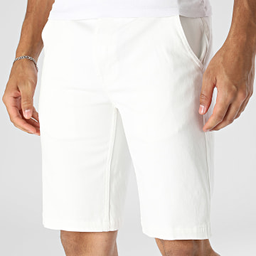 Blend - Pantalón Corto Chino Slim Mason 20720259 Blanco