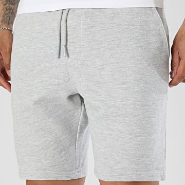 Blend - Pantalón Corto de chándal Brody 20720217 Gris Jaspeado