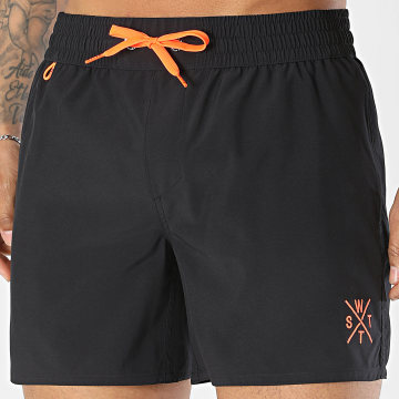 Watts - Broek Bad Coolz Zwart Oranje Fluor
