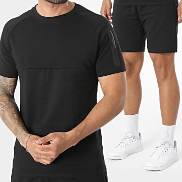 Classic Series - Ensemble Tee Shirt Et Short Jogging 766 Noir