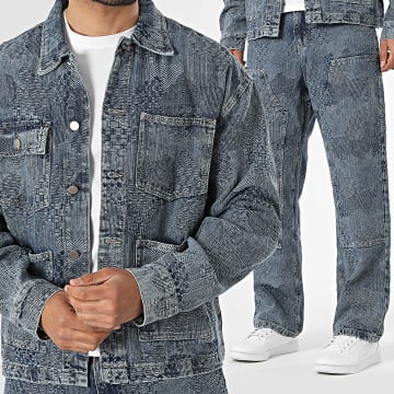 Classic Series - Set Jacke Jean Und Jeans Baggy 248 Denim Blau