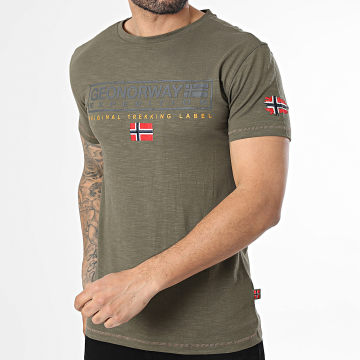 Geographical Norway - T-Shirt Jasic Khaki Grün
