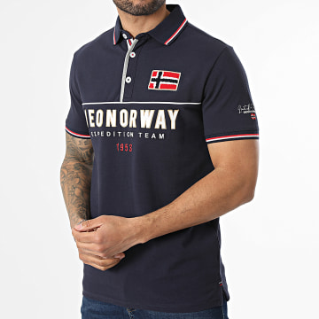 Geographical Norway - Polo Korte Mouwen Ketora Donker Marineblauw