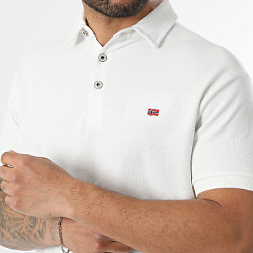 Geographical Norway - Polo Korte Mouwen Kars Wit