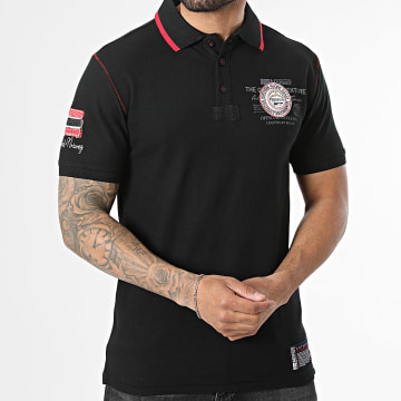 Geographical Norway - Sneaker Korte Mouwen Kilsvik Zwart