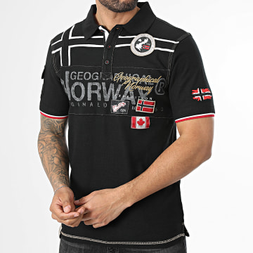 Geographical Norway - Sneaker Kurzärmliges Polo Karadock Schwarz
