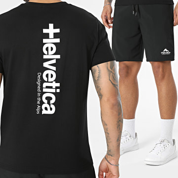 Helvetica - Conjunto T-Shirt E Calção De Jogging Toronto 12 Montagne 19 Preto